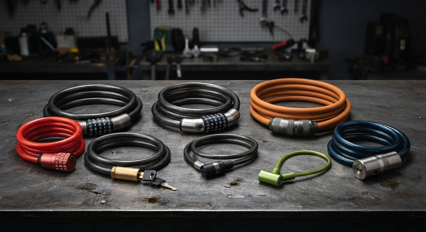 Cable and wire locks